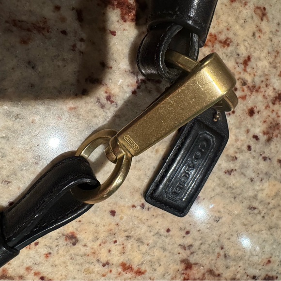 Coach Vintage Suede Hobo Shoulder Bag With Leather Trim In Dark Brown - Picture 4 of 13